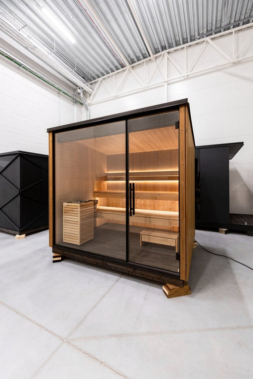 Norkke PURE XL 8 Person Outdoor Traditional Sauna - West Coast Saunas - NORKKEPUREXL - A