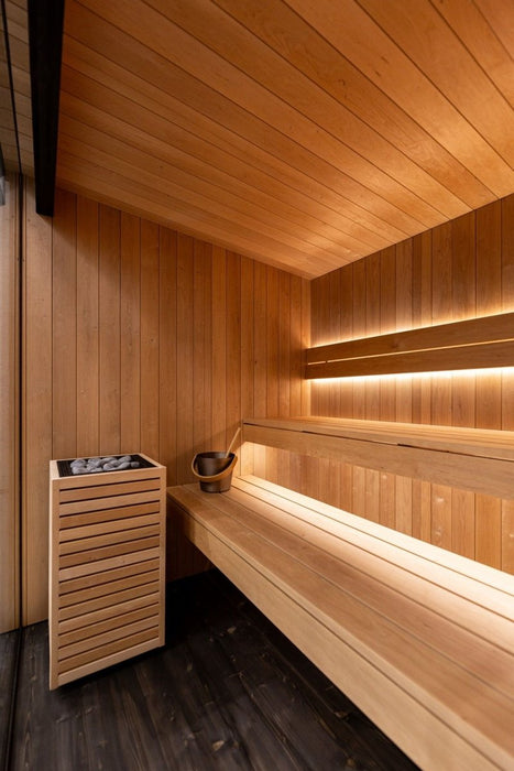 Norkke PURE XL 8 Person Outdoor Traditional Sauna - West Coast Saunas - NORKKEPUREXL - A