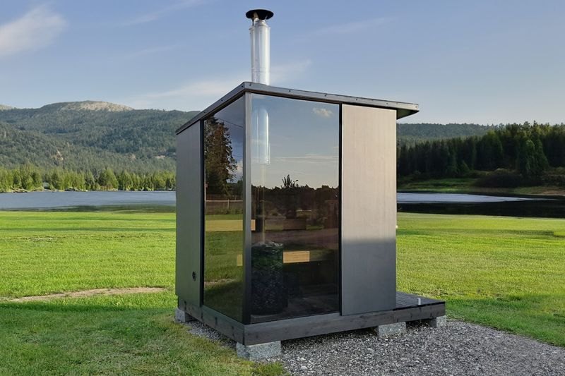 Norkke S4 3 - 4 Person Outdoor Traditional Sauna - West Coast Saunas - NORKKES4 - A