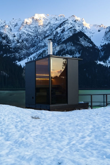 Norkke S4 3 - 4 Person Outdoor Traditional Sauna - West Coast Saunas - NORKKES4 - A
