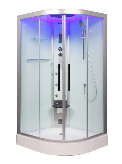 Platinum DZ901A Corner Steam Shower - West Coast Saunas - DZ901A
