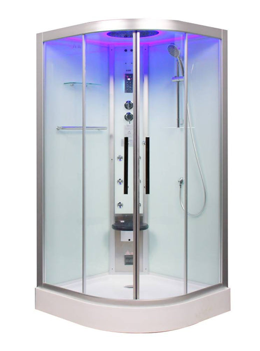 Platinum DZ901A Corner Steam Shower - West Coast Saunas - DZ901A