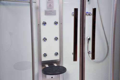 Platinum DZ901A Corner Steam Shower - West Coast Saunas - DZ901A