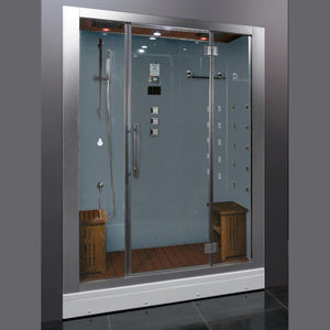 Platinum DZ972F8 Steam Shower - White - West Coast Saunas - DZ972F8