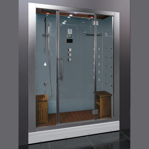 Platinum DZ972F8 Steam Shower - White - West Coast Saunas - DZ972F8