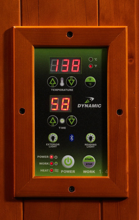 Dynamic "Madrid Limited Elite" 3 Person Ultra Low EMF FAR IR Sauna DYN-6310-04 Elite