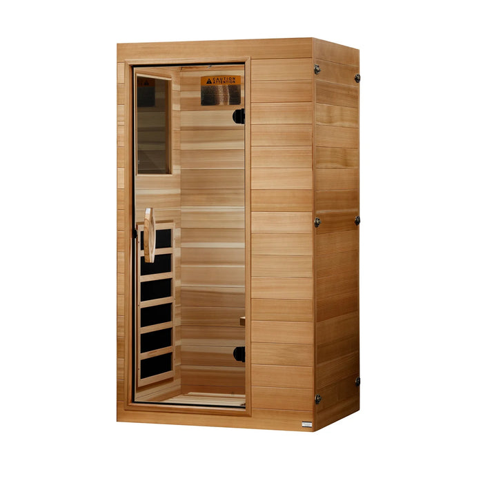 Dynamic Sicily 1 Person (Compact) Ultra Low EMF FAR Infrared Sauna DYN-1101-01 Elite