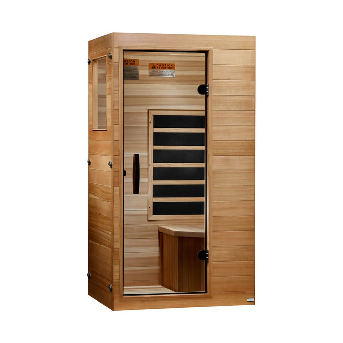 Dynamic Sicily 1 Person (Compact) Ultra Low EMF FAR Infrared Sauna DYN-1101-01 Elite