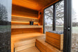 PRIMO Corner 4 Person Outdoor Sauna - West Coast Saunas - SSPRIMO1S
