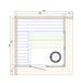 PRIMO Corner 4 Person Outdoor Sauna - West Coast Saunas - SSPRIMO1S