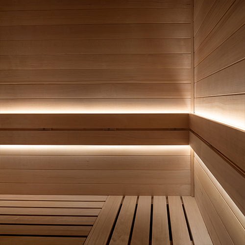 PROSAUNAS 1 - Zone Dimmable White LED Light Strip Kit Flexible Waterproof LED Light, Wireless Control, Wi - Fi - West Coast Saunas - 129813