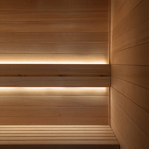 PROSAUNAS 3 - Zone Dimmable White LED Light Strip Kit Flexible Waterproof LED Light, Wireless Control, Wi - Fi - West Coast Saunas - 129770