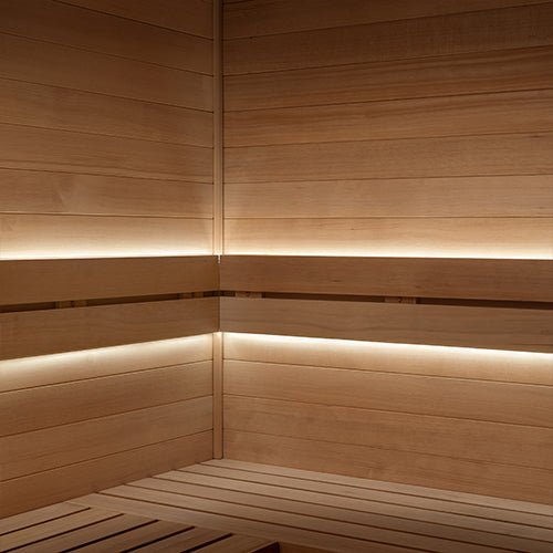 PROSAUNAS 3 - Zone Dimmable White LED Light Strip Kit Flexible Waterproof LED Light, Wireless Control, Wi - Fi - West Coast Saunas - 129770