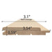 Prosaunas Alder 1x4 Tongue and Groove STP Sauna Wood - West Coast Saunas - WOOD661 - 1