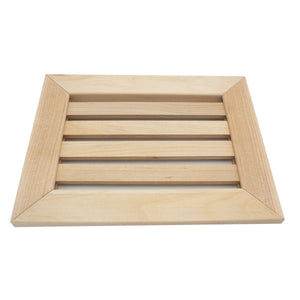PROSAUNAS Alder Air Vent Alder, Sauna, Ventilation Grille, .5" x 5.9" x 7.5" - West Coast Saunas - PROSAVALD