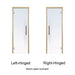 Prosaunas Clear ADA Glass Sauna Door 36x81 Prehung ADA Clear Glass Sauna Door, Aspen - West Coast Saunas - 128180R