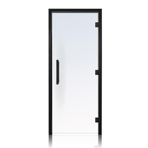 Prosaunas Clear ADA Glass Sauna Door 36x81 Prehung ADA Clear Glass Sauna Door, Black Alde - West Coast Saunas - 128178R