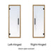 Prosaunas Clear Glass Sauna Door 24x73 Prehung Clear Glass Sauna Door, Aspen Frame - West Coast Saunas - 128156R