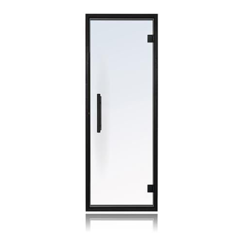 Prosaunas Clear Glass Sauna Door 24x73 Prehung Clear Glass Sauna Door, Black Alder Frame - West Coast Saunas - 128154R