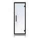 Prosaunas Clear Glass Sauna Door 24x73 Prehung Clear Glass Sauna Door, Black Alder Frame - West Coast Saunas - 128154R