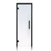 Prosaunas Clear Glass Sauna Door 24x81 Prehung Clear Glass Sauna Door, Black Alder - West Coast Saunas - 128166L