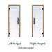 Prosaunas Clear Glass Sauna Door 24x81 Prehung Clear Glass Sauna Door, Thermo - Aspen - West Coast Saunas - 128170R