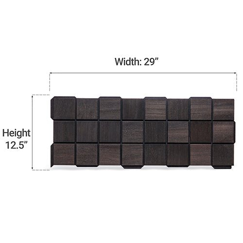 PROSAUNAS Cubist Black Sauna Wall Panels, Square Pattern, Black Abachi - West Coast Saunas - 4745010406515