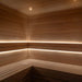 PROSAUNAS Dual-Zone Linear White LED Neon Light Kit Flexible, Dimmable, Waterproof, Wireless Controlled, WiFi, and Adjustable Length - West Coast Saunas - 130462