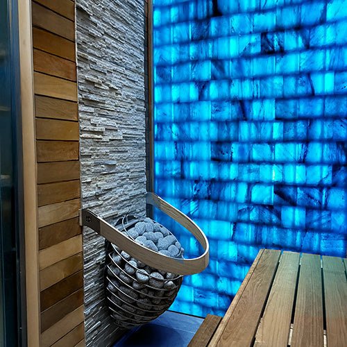 PROSAUNAS Himalayan Salt Wall Customizable Himalayan Salt Sauna Wall Kit - West Coast Saunas - 129095