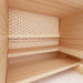PROSAUNAS Hive Aspen Sauna Wall Panels, Hexagon Pattern, Natural Aspen - West Coast Saunas - 4745010406188