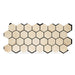 PROSAUNAS Hive Aspen Sauna Wall Panels, Hexagon Pattern, Natural Aspen - West Coast Saunas - 4745010406188