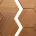 PROSAUNAS Hive Thermo Sauna Wall Panels, Hexagon Pattern, Thermo-Abachi - West Coast Saunas - 4745010406225