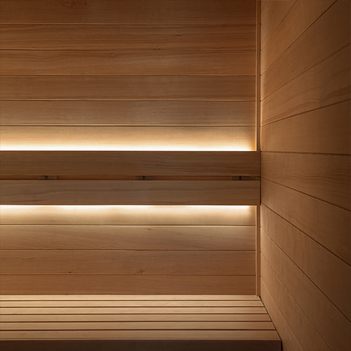 PROSAUNAS 3-Zone Dimmable White LED Light Strip Kit Flexible Waterproof LED Light, Wireless Control, Wi-Fi