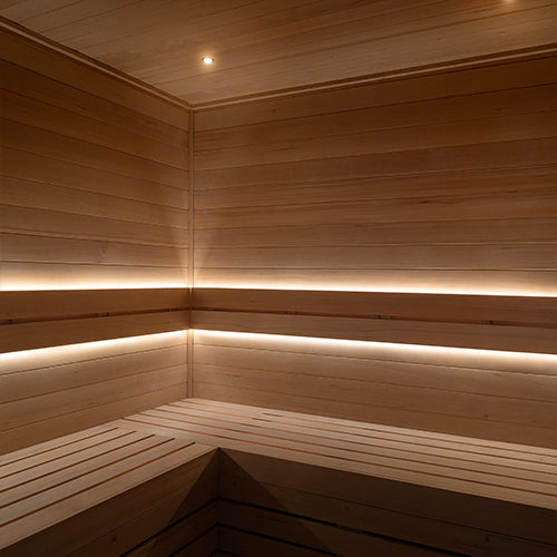 PROSAUNAS 1-Zone Dimmable White LED Light Strip Kit Flexible Waterproof LED Light, Wireless Control, Wi-Fi