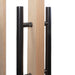 PROSAUNAS Prehung Solid Wood Sauna Door with Insulated Glass Douglas Fir Sauna Door, Hemlock Jamb, Dual - Pane Insulated Glass, 31.5" x 81.5" - West Coast Saunas - 129227