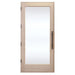 PROSAUNAS Prehung Solid Wood Sauna Door with Insulated Glass Douglas Fir Sauna Door, Hemlock Jamb, Dual - Pane Insulated Glass, 37.5" x 81.5" - West Coast Saunas - 129228