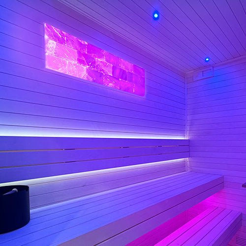 PROSAUNAS Small Himalayan Salt Feature Customizable Genuine Himalayan Sauna Light Kit - West Coast Saunas - 129061