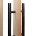 PROSAUNAS Solid Wood Sauna Door with Insulated Glass, 24" x 70" Douglas Fir Sauna Door, Hemlock Jamb, Dual - Pane Insulated Glass - West Coast Saunas - 129987