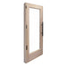 PROSAUNAS Solid Wood Sauna Door with Insulated Glass, 24" x 70" Douglas Fir Sauna Door, Hemlock Jamb, Dual - Pane Insulated Glass - West Coast Saunas - 129987