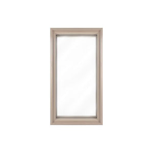 PROSAUNAS Standard Framed Dual Pane Glass Sauna Window Hemlock 17 - 5/8" x 31" Tempered Dual Pane Clear Glass Sauna Window with Hemlock Jamb - West Coast Saunas - 129281