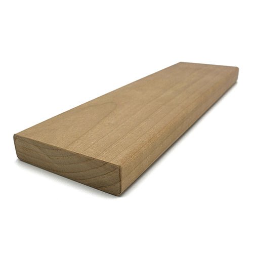 Prosaunas Thermo - Aspen 1x4 S4SEE SHP Sauna Wood Bench Material - West Coast Saunas - WOOD648-1