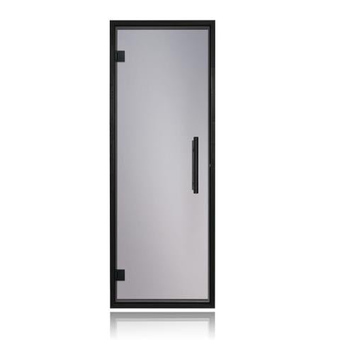 Prosaunas Tinted Glass Sauna Door 24x73 Prehung Tinted Glass Sauna Door, Black Alder Frame - West Coast Saunas - 128153L