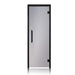 Prosaunas Tinted Glass Sauna Door 24x81 Prehung Tinted Glass Sauna Door, Black Alder - West Coast Saunas - 128165R