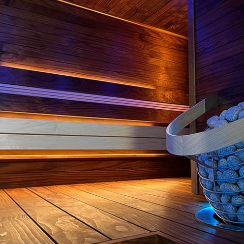 ProSaunas Universal Sauna Light Kit with Two 10 - Ft Flexible LED Strips IP67 - West Coast Saunas - 128152