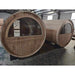 Rainier Saunas 8 Person Custom Barrel Sauna - West Coast Saunas - RS-BAR-8