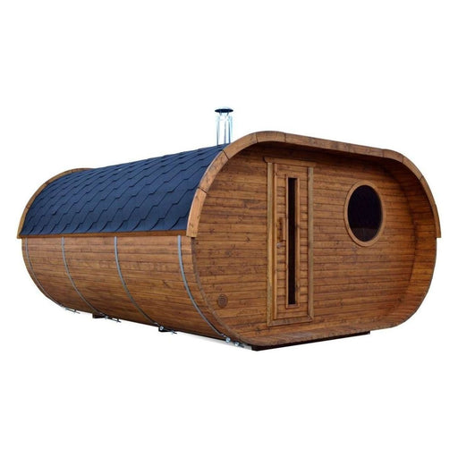 Rainier Saunas Large 3 Room Barrel Sauna - West Coast Saunas - RS - BAR - 3