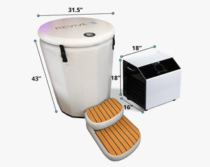 Revive Inflatable Barrel Plunge - West Coast Saunas - RV - INF - BAR8