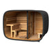 Round Cube DOUBLE 5 Person Outdoor Sauna Kit - West Coast Saunas - SSDOUBLE1NN