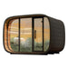 Round Cube DOUBLE 5 Person Outdoor Sauna Kit - West Coast Saunas - SSDOUBLE1NN