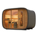 Round Cube DOUBLE 5 Person Outdoor Sauna Kit - West Coast Saunas - SSDOUBLE1NN